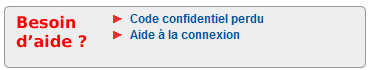 Code confidentiel perdu