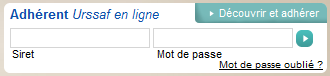 Adhérent Urssaf en ligne