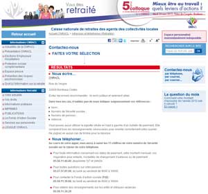 Site CNRACL Bordeaux