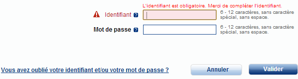 Identifiez vous pour accédez à votre dossier Pole Emploi