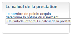 Vous pouvez faire le calcul de vos prestations sur la RAFP