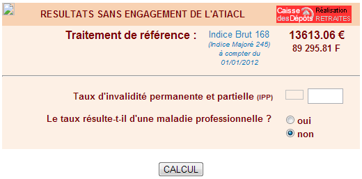 Accédez au simulateur de calcul de votre Allocation Temporaire d’Invalidité