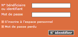 Connectez vous à votre compte CNAS